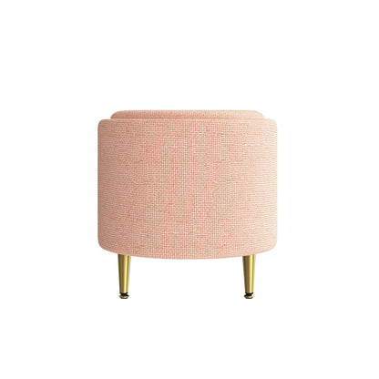 Modern Oval Storage Ottoman With Upholstery - The Sleep Loft - Online Mattress Showroom NYC