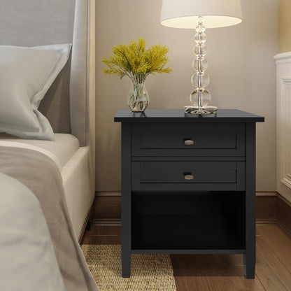 Warm Shaker - Handcrafted Bedside Table - The Sleep Loft - Online Mattress Showroom NYC