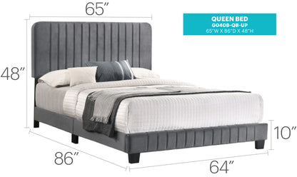 Channel Tufted Bed - The Sleep Loft - Online Mattress Showroom NYC