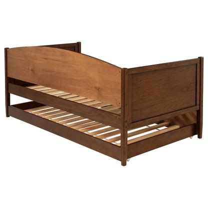 Fallbrook - Twin Daybed With Trundle - Walnut - The Sleep Loft - Online Mattress Showroom NYC