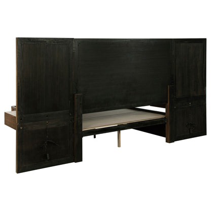 Moraga - Wall Panel Storage Bed With Nightstand Panels