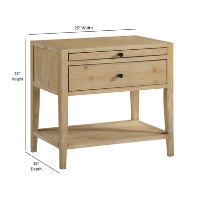 Sunveil - 1 Drawer Nightstand - The Sleep Loft - Online Mattress Showroom NYC