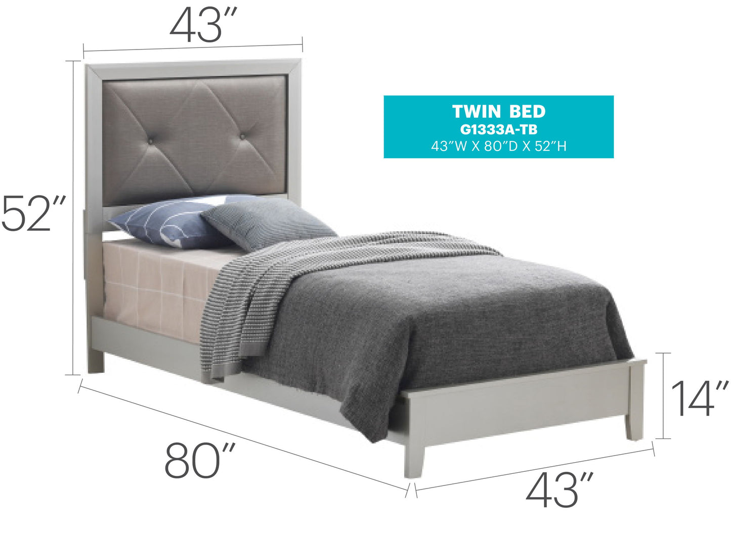 Padded Headboard Bed - The Sleep Loft - Online Mattress Showroom NYC