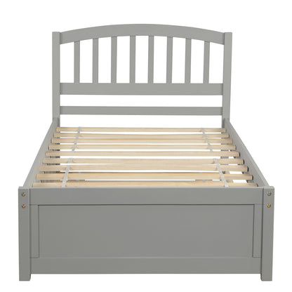 Platform Bed Wood Bed Frame With Trundle - The Sleep Loft - Online Mattress Showroom NYC