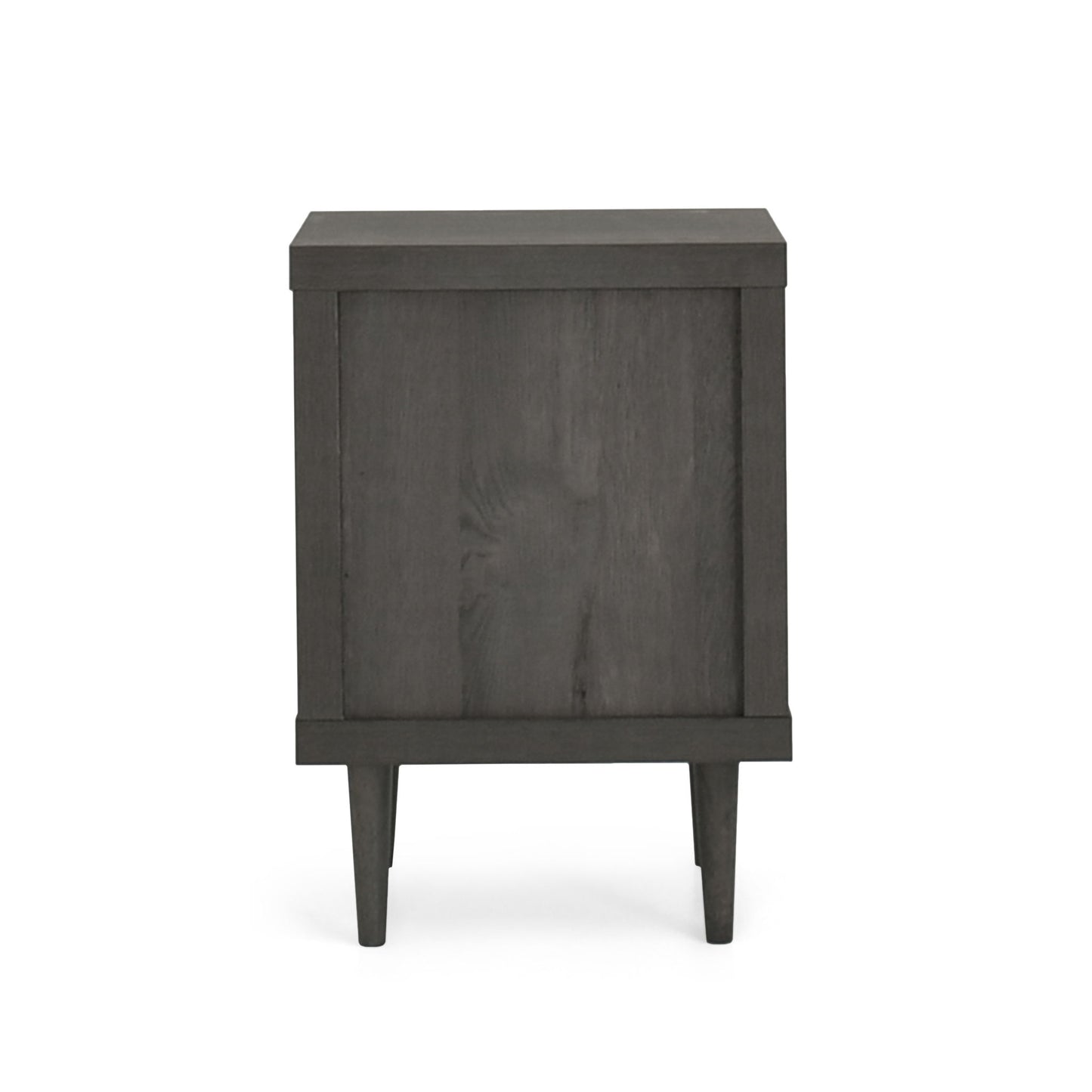 Nystrom - Mid Century Modern 2 Drawer Nightstand - The Sleep Loft - Online Mattress Showroom NYC