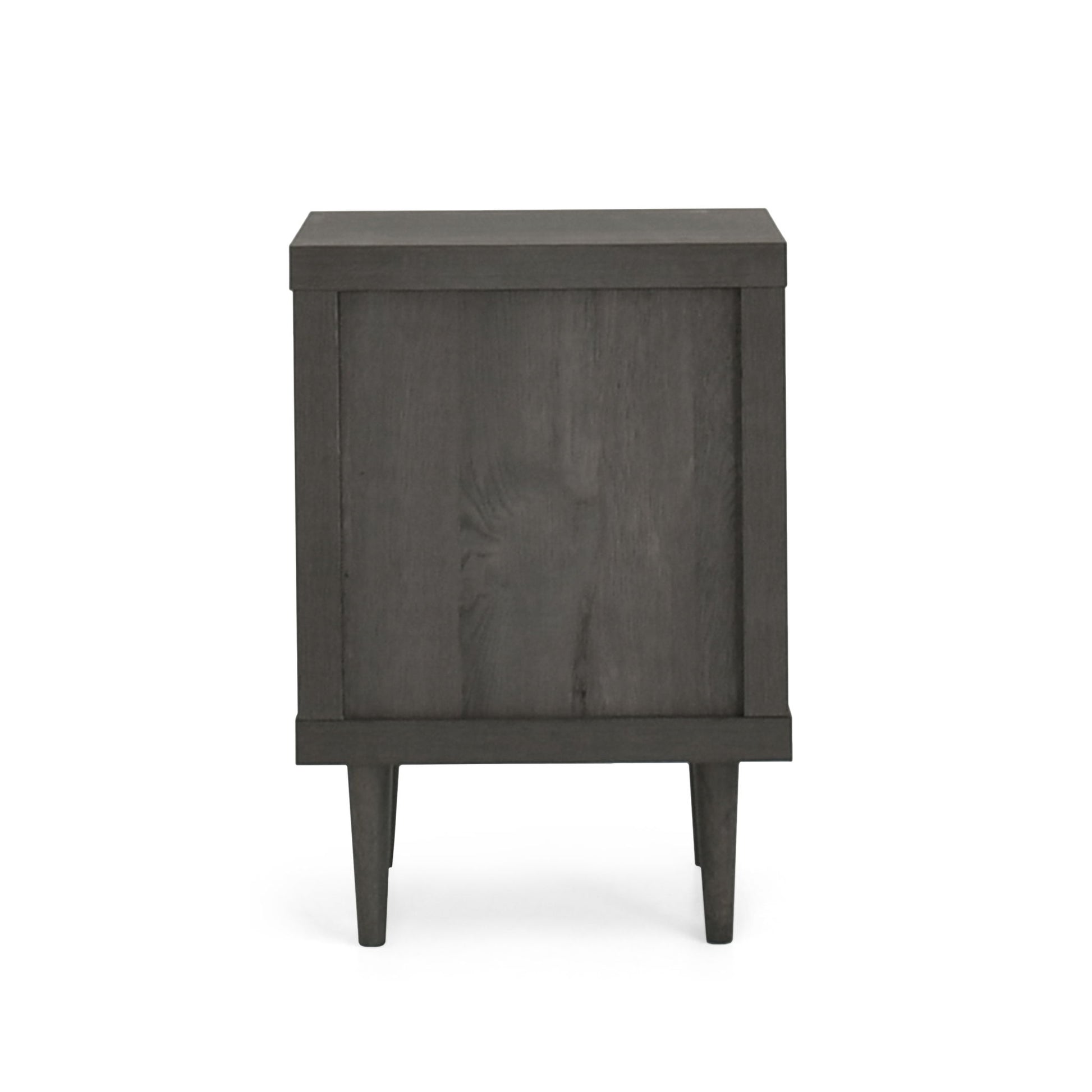 Nystrom - Mid Century Modern 2 Drawer Nightstand - The Sleep Loft - Online Mattress Showroom NYC
