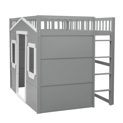 Elegant House Loft Bed With Ladder - The Sleep Loft - Online Mattress Showroom NYC