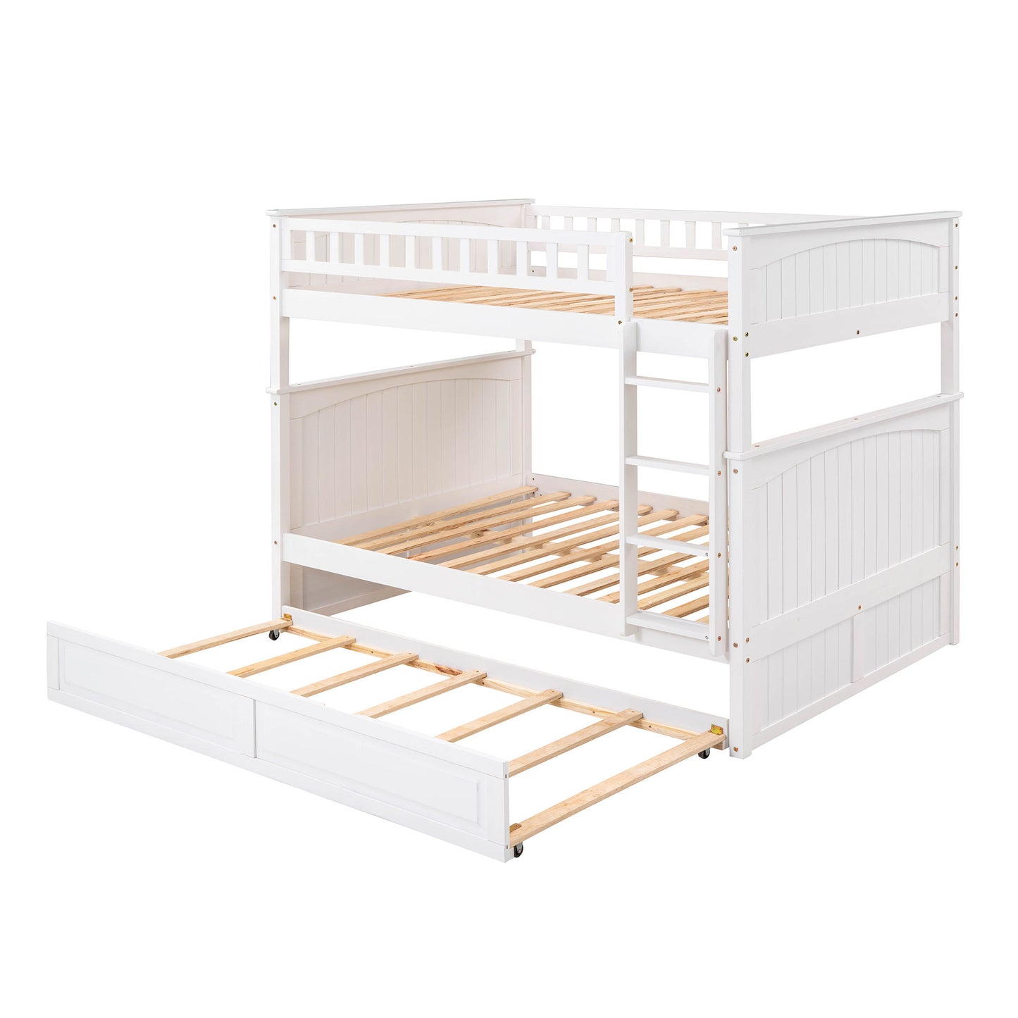 Bunk Bed With Twin Size Trundle, Guardrails - The Sleep Loft - Online Mattress Showroom NYC