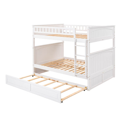 Bunk Bed With Twin Size Trundle, Guardrails - The Sleep Loft - Online Mattress Showroom NYC