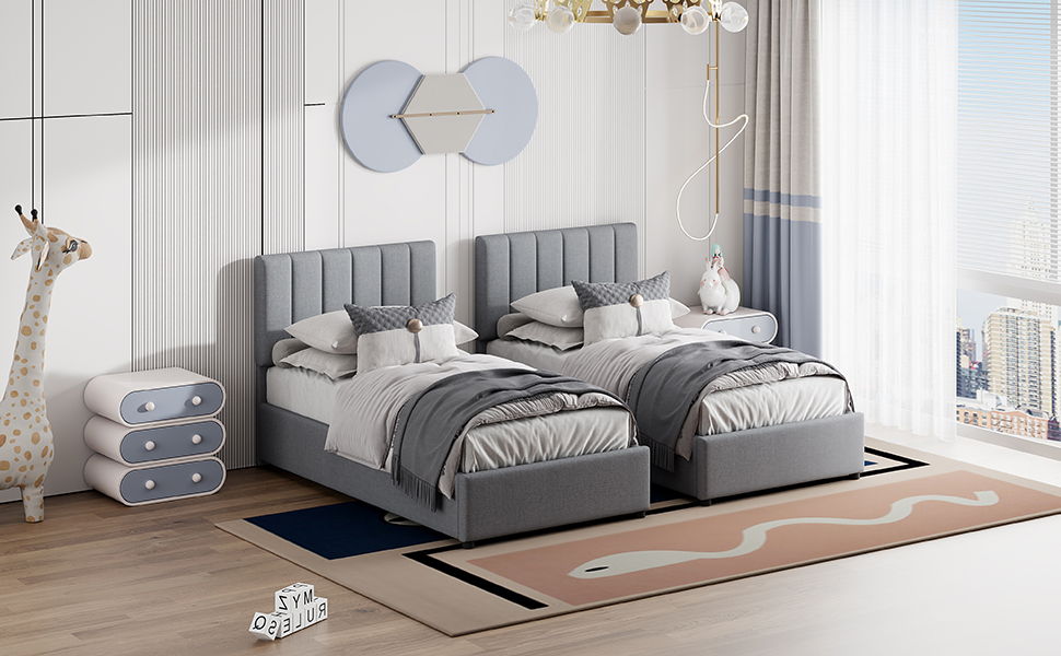 Upholstered Platform Bed With A Hydraulic Storage System - The Sleep Loft - Online Mattress Showroom NYC