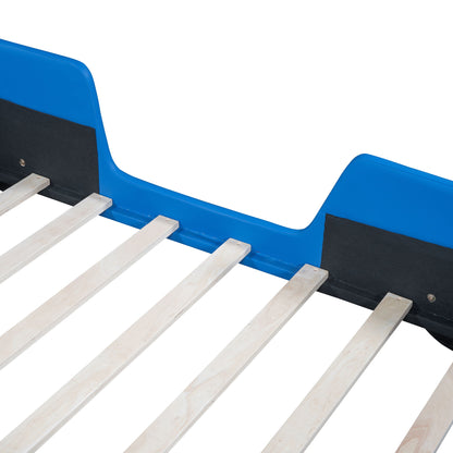 Race Car Shaped Platform Bed With Wheels - The Sleep Loft - Online Mattress Showroom NYC
