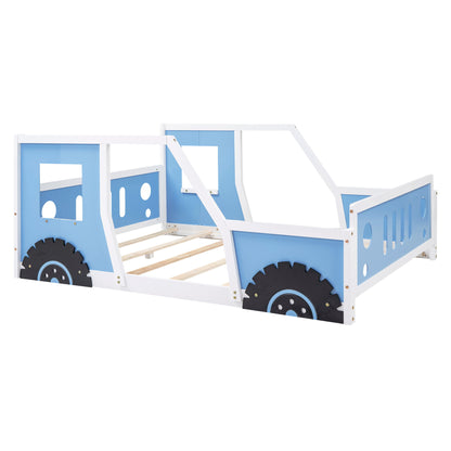 Classic Car Shaped Platform Bed With Wheels - The Sleep Loft - Online Mattress Showroom NYC
