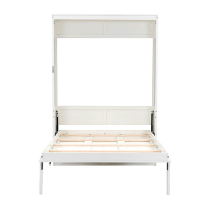 Full Size Murphy Bed With 2 Drawers - Beige - The Sleep Loft - Online Mattress Showroom NYC