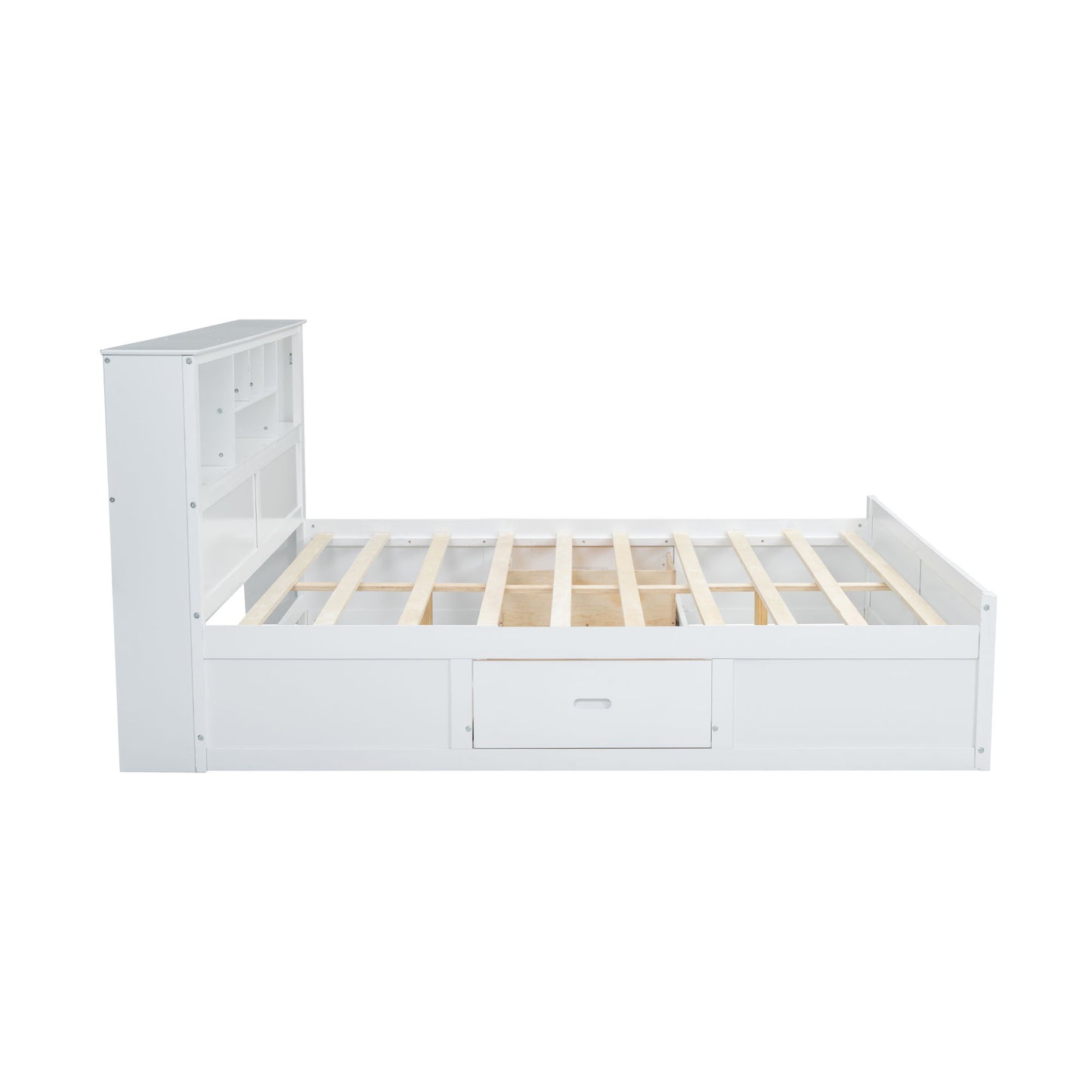 Platform Bed With Multi Storage Headboard, USB And Drawers - The Sleep Loft - Online Mattress Showroom NYC