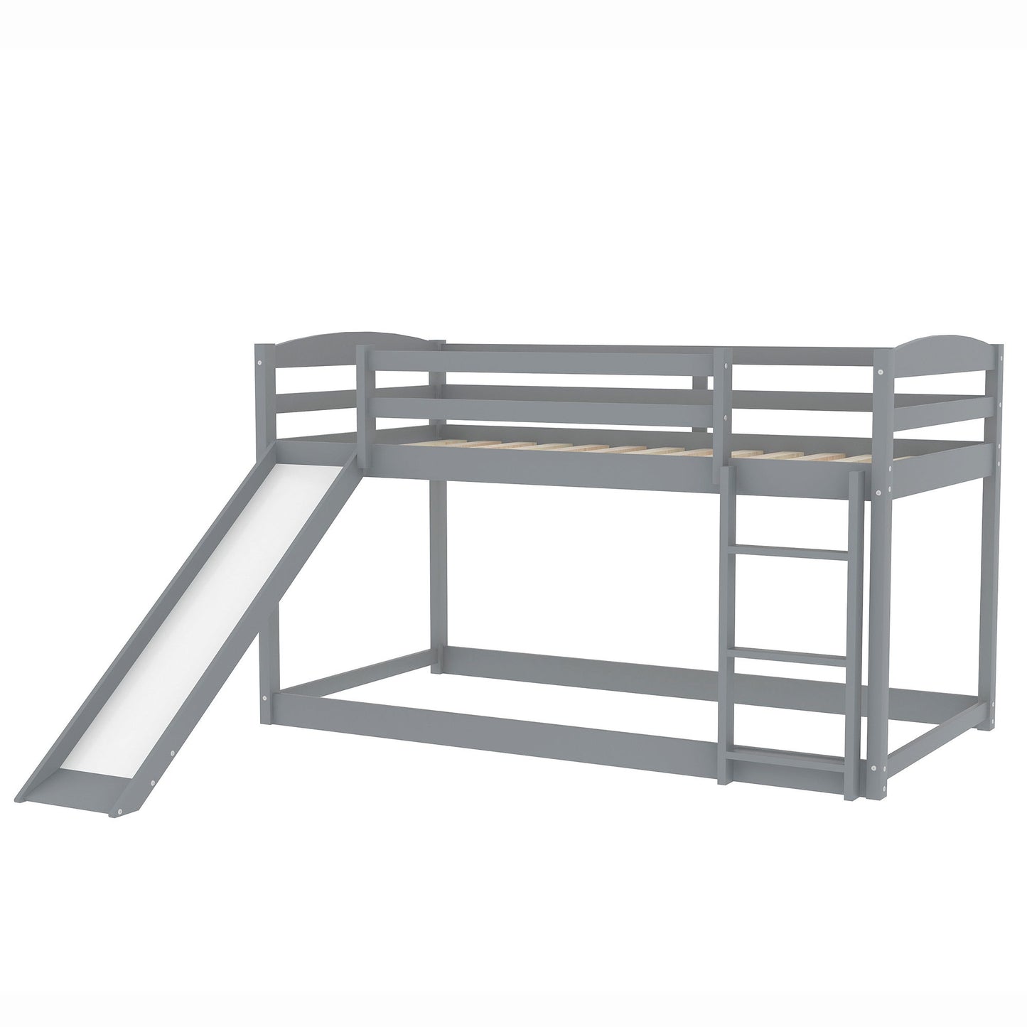 Durable Bunk Bed With Convertible Slide And Ladder - The Sleep Loft - Online Mattress Showroom NYC
