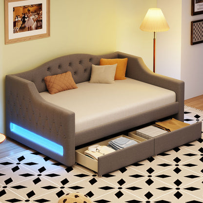 Daybed With LED Belt - The Sleep Loft - Online Mattress Showroom NYC