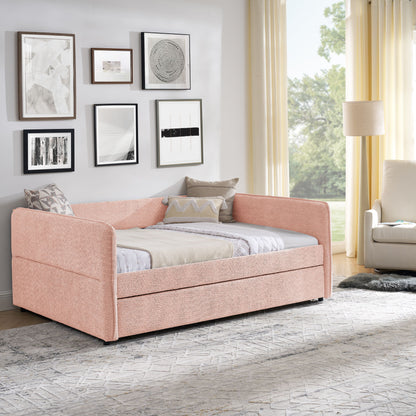 Upholstered Daybed With Pop Up Trundle - The Sleep Loft - Online Mattress Showroom NYC