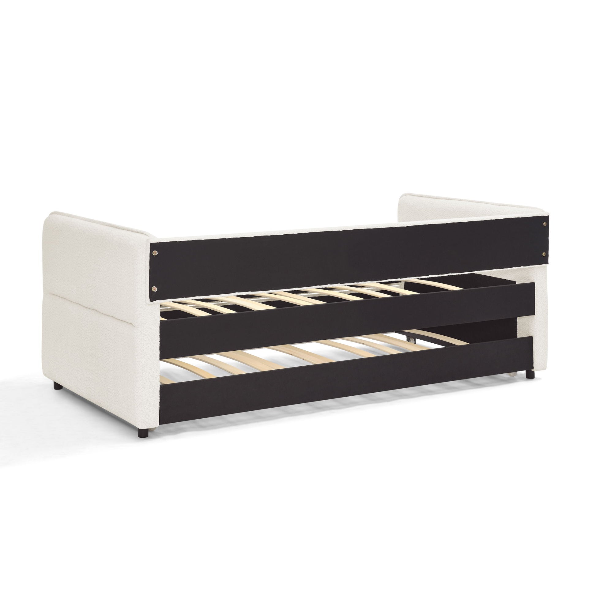 Upholstered Daybed With Pop Up Trundle - The Sleep Loft - Online Mattress Showroom NYC
