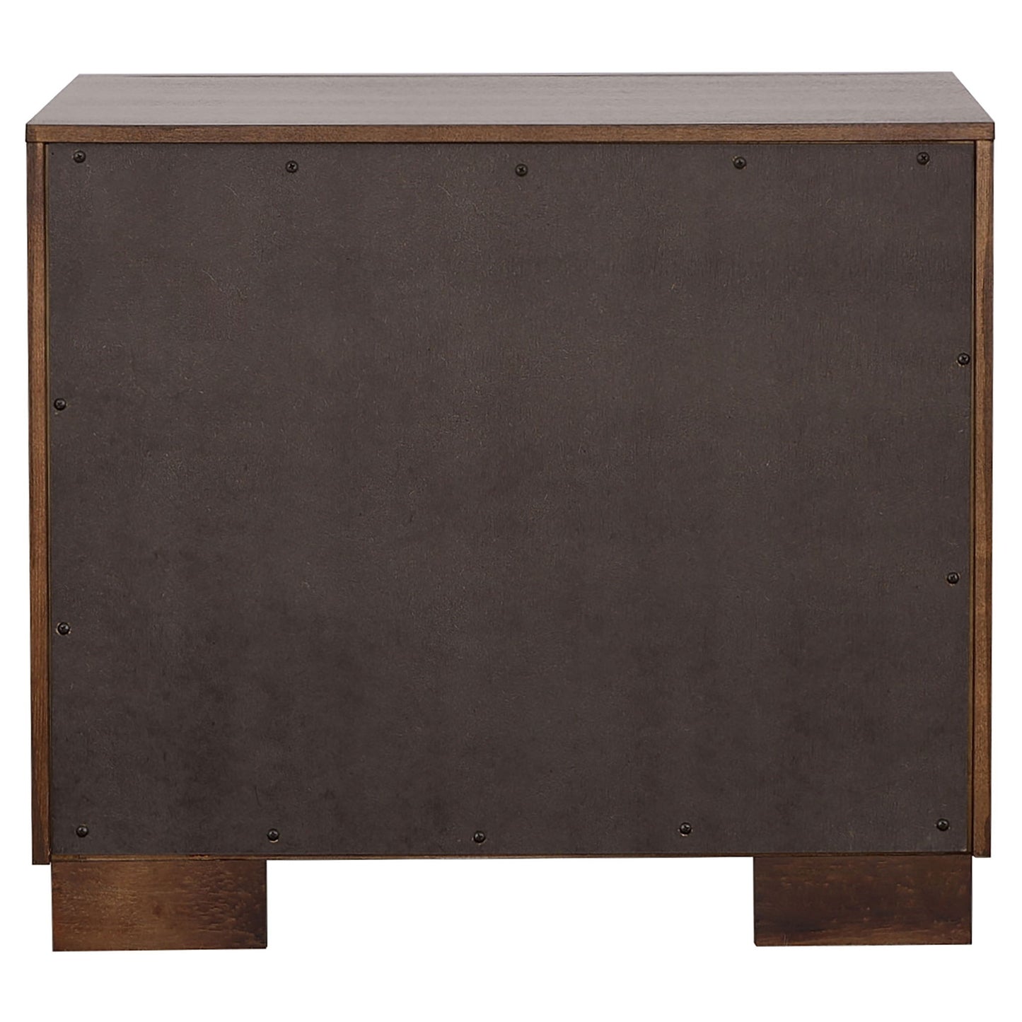 Polk - 2 Drawer Nightstand With Slim Handles - Cappuccino - The Sleep Loft - Online Mattress Showroom NYC