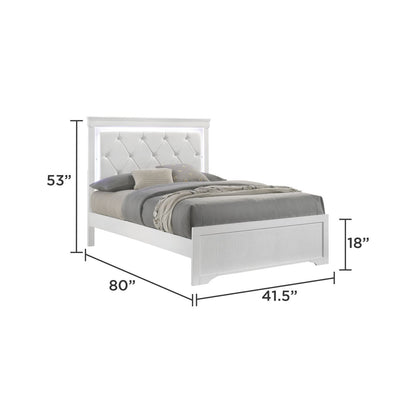 Blaze - Bed With LED Headboard - The Sleep Loft - Online Mattress Showroom NYC