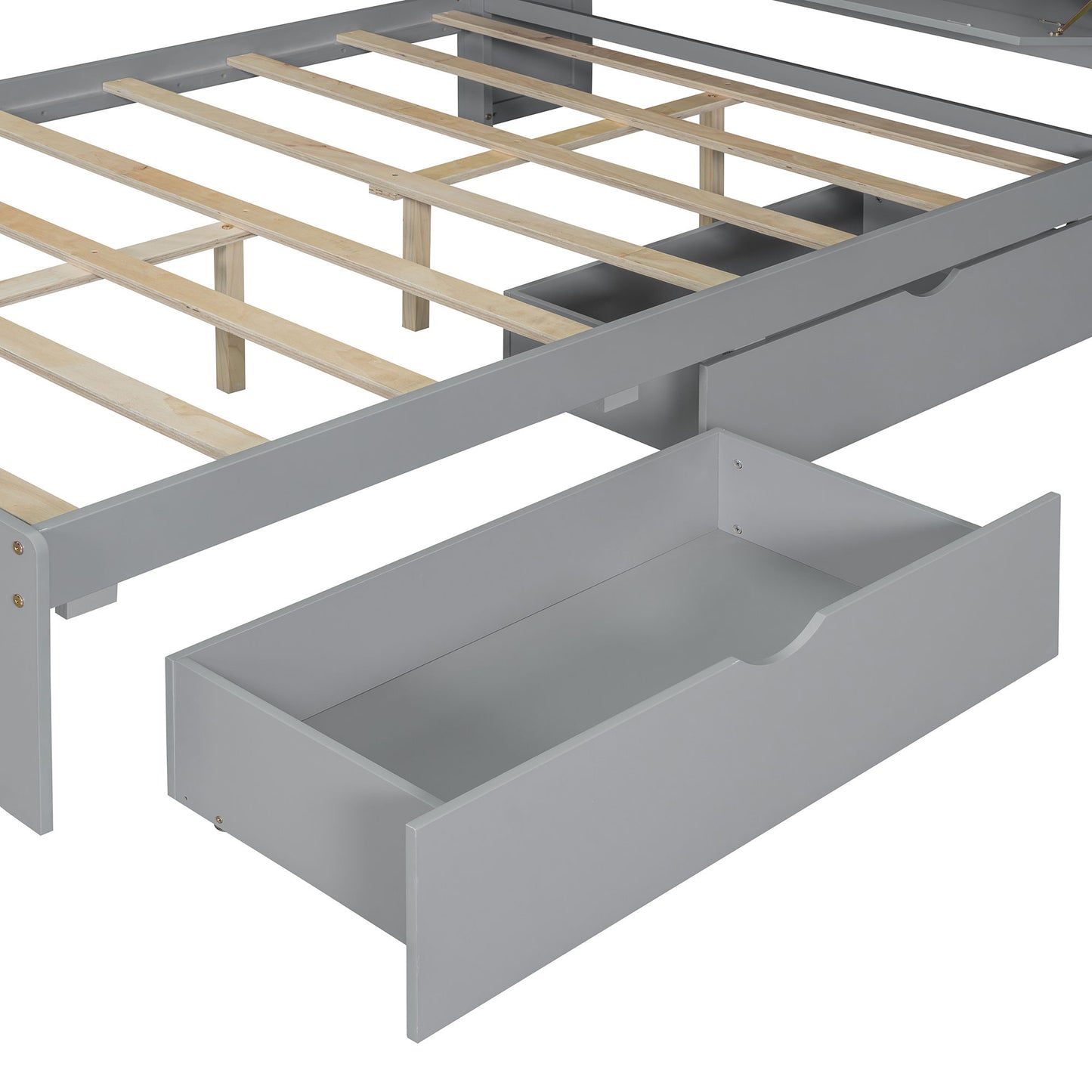 Platform Bed With USB, Storage Headboard & Drawers - The Sleep Loft - Online Mattress Showroom NYC