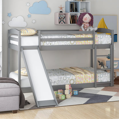 Durable Bunk Bed With Convertible Slide And Ladder - The Sleep Loft - Online Mattress Showroom NYC