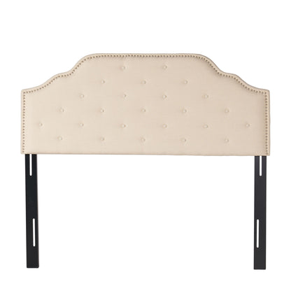 Luella - Button Tufted Upholstered Headboard - The Sleep Loft - Online Mattress Showroom NYC