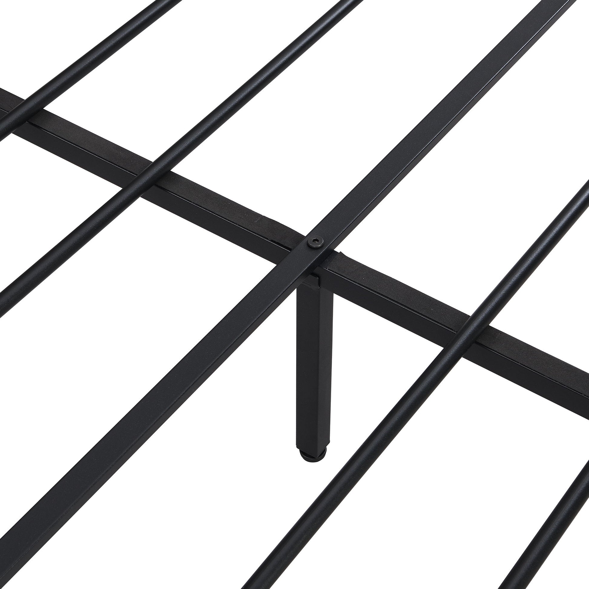 Platform Bed Frame With Wooden Headboard And Footboard, USB Liner - The Sleep Loft - Online Mattress Showroom NYC