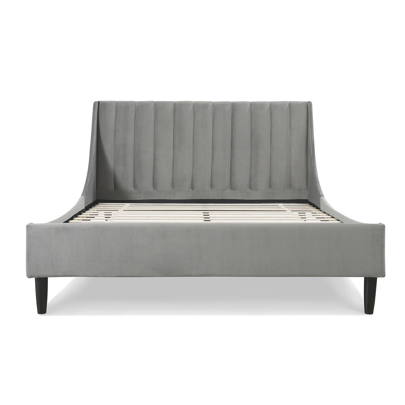 Aspen - Vertical Tufted Modern Headboard Platform Bed Set - The Sleep Loft - Online Mattress Showroom NYC