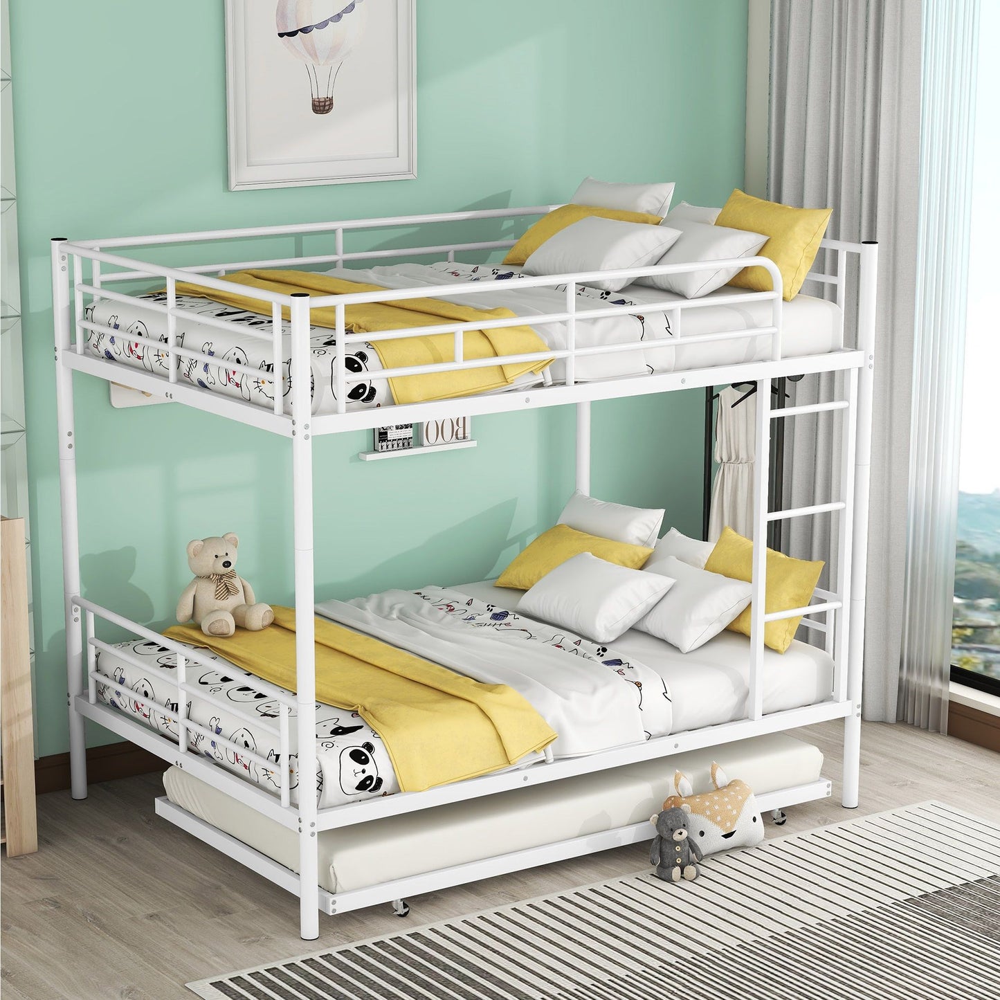 Steel Construction Bunk Bed - The Sleep Loft - Online Mattress Showroom NYC