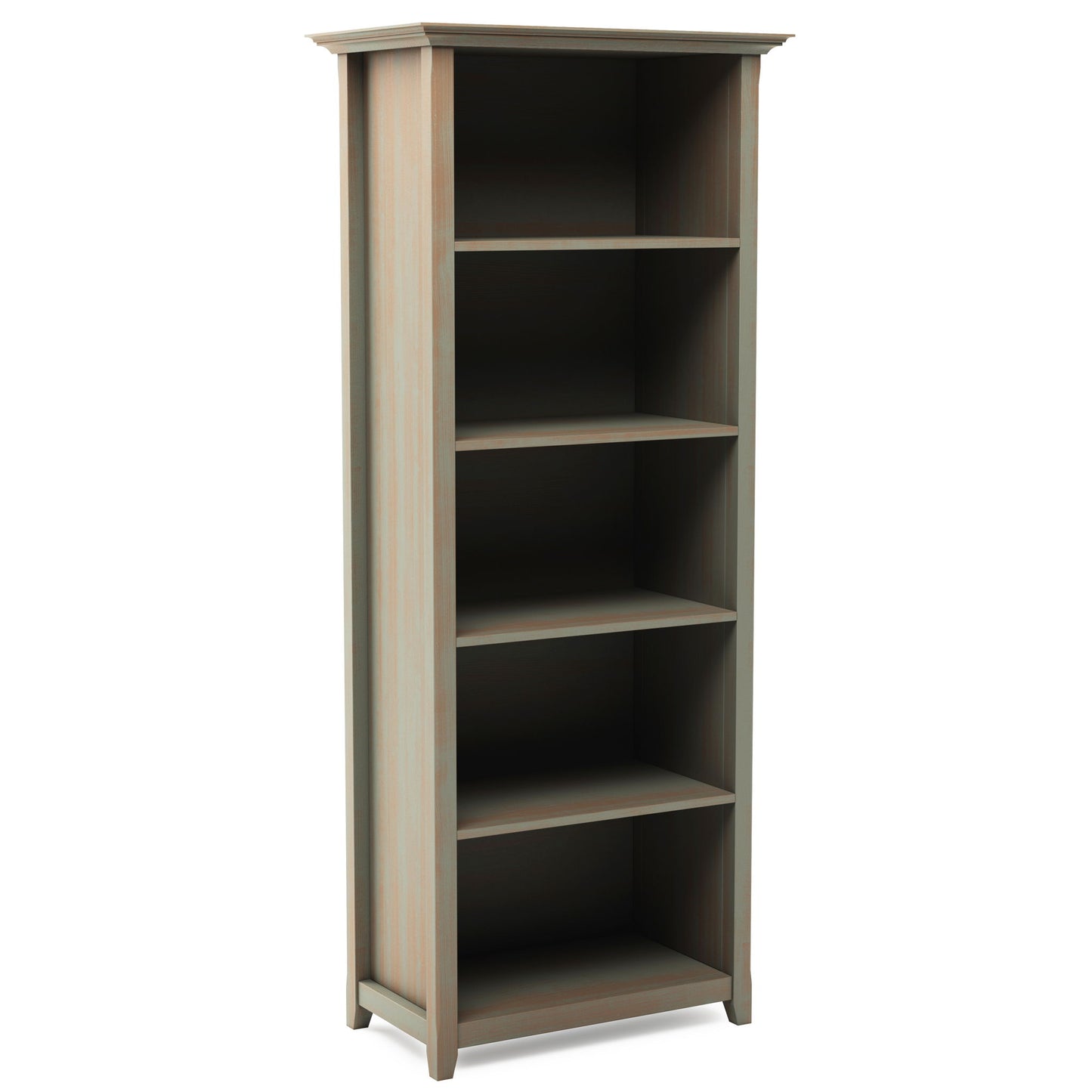 Amherst - 5 Shelf Bookcase, Handcrafted - The Sleep Loft - Online Mattress Showroom NYC