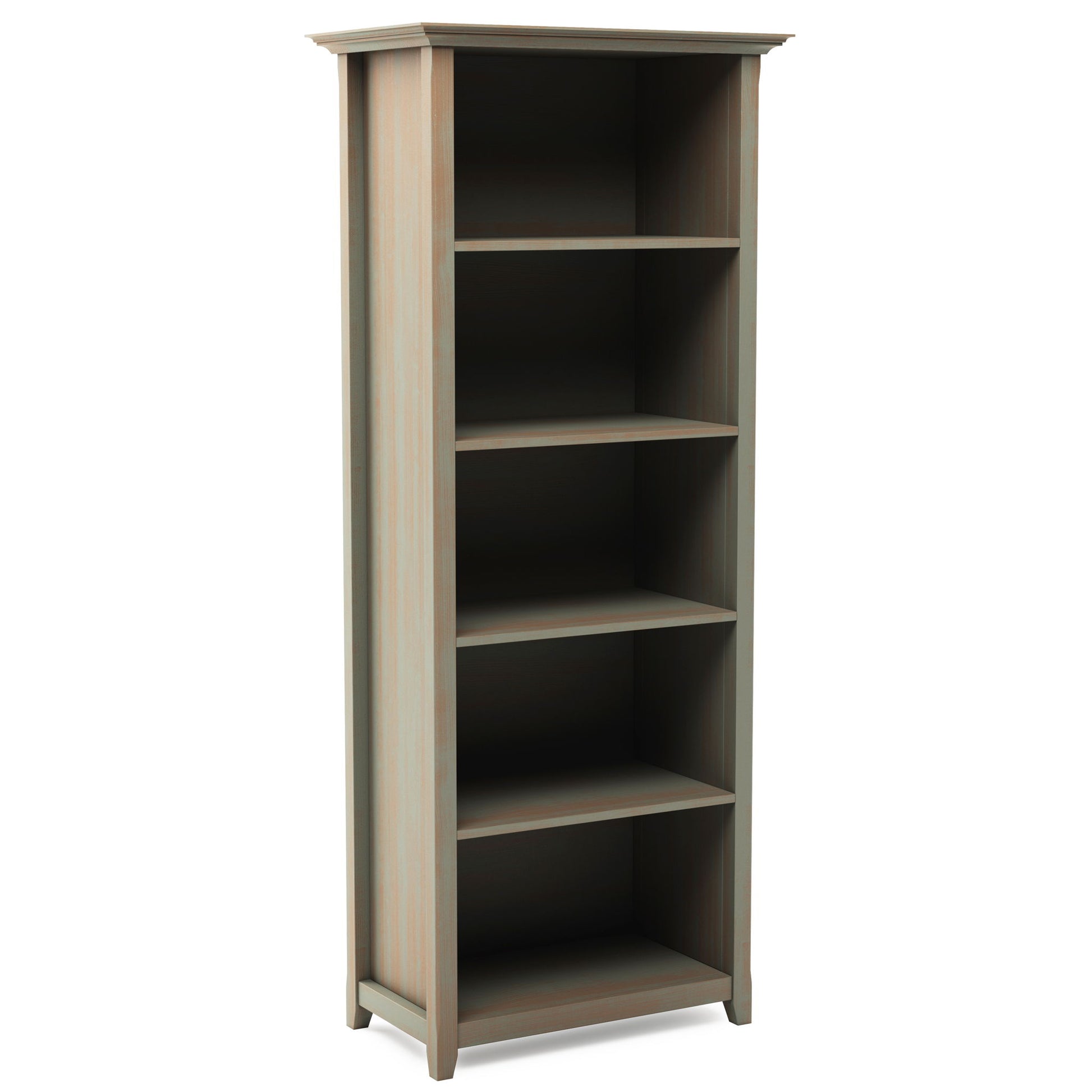 Amherst - 5 Shelf Bookcase, Handcrafted - The Sleep Loft - Online Mattress Showroom NYC