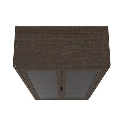 Rivington - Bookcase Cabinet With Glass Doors