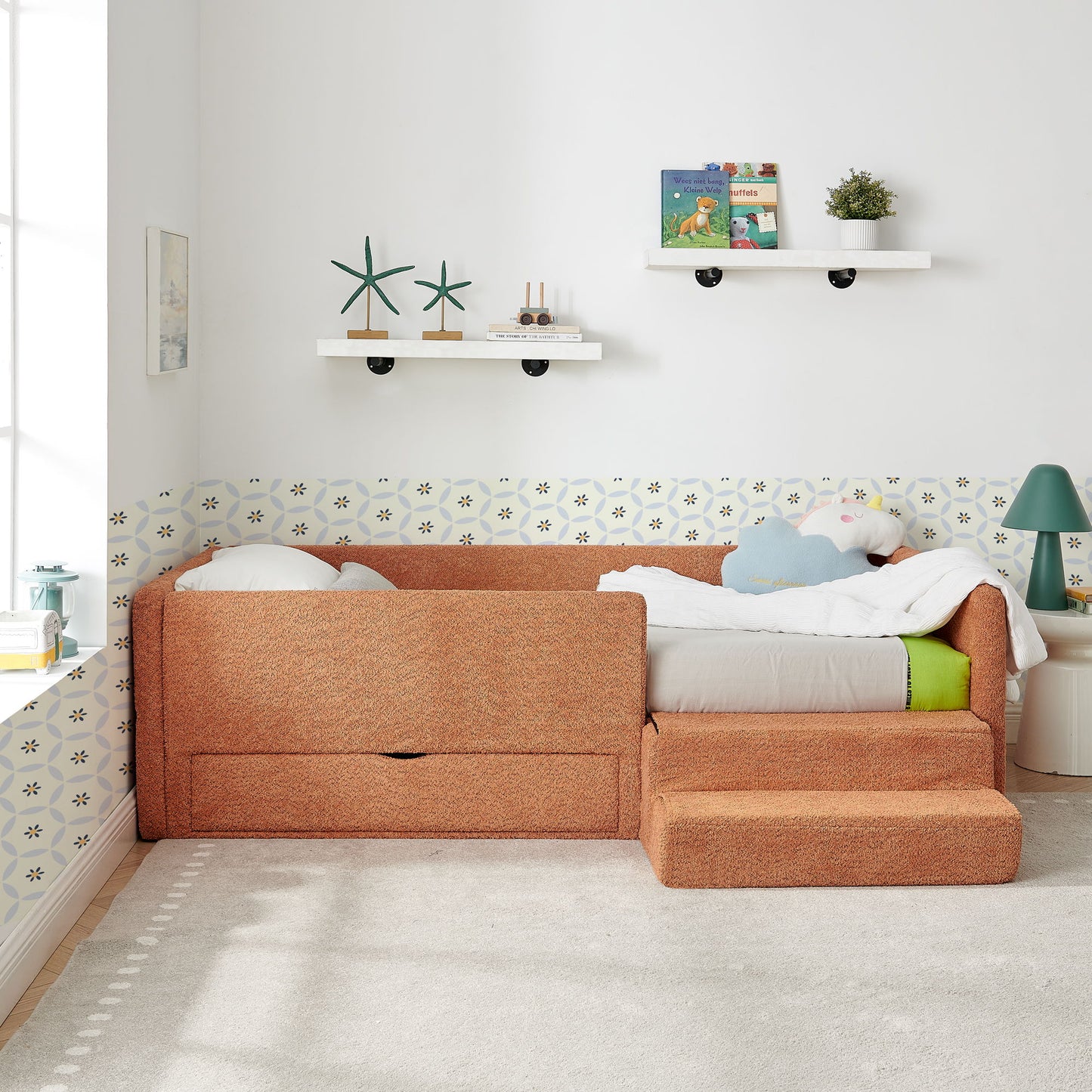 Safe Kids Bed With Guardrails And Storage - The Sleep Loft - Online Mattress Showroom NYC