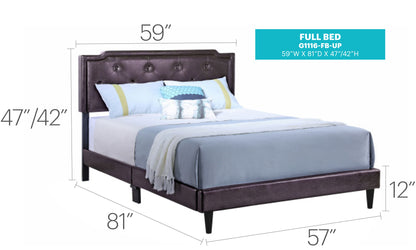 Button Tufted Bed Charming For Cozy Spaces - The Sleep Loft - Online Mattress Showroom NYC