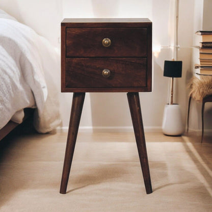 Solid Wood Mini Nightstand - The Sleep Loft - Online Mattress Showroom NYC