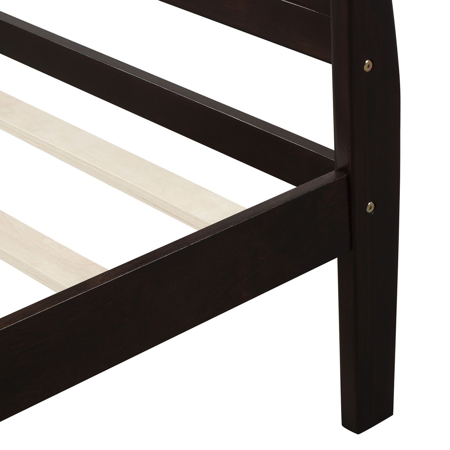 Platform Bed Frame Mattress Foundation Sleigh Bed With Headboard / Footboard / Wood Slat Suppor - The Sleep Loft - Online Mattress Showroom NYC