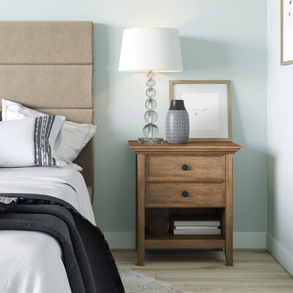 Amherst - Handcrafted Bedside Table - The Sleep Loft - Online Mattress Showroom NYC