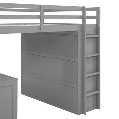 Loft Bed With Drawers, Desk, And Wardrobe - The Sleep Loft - Online Mattress Showroom NYC