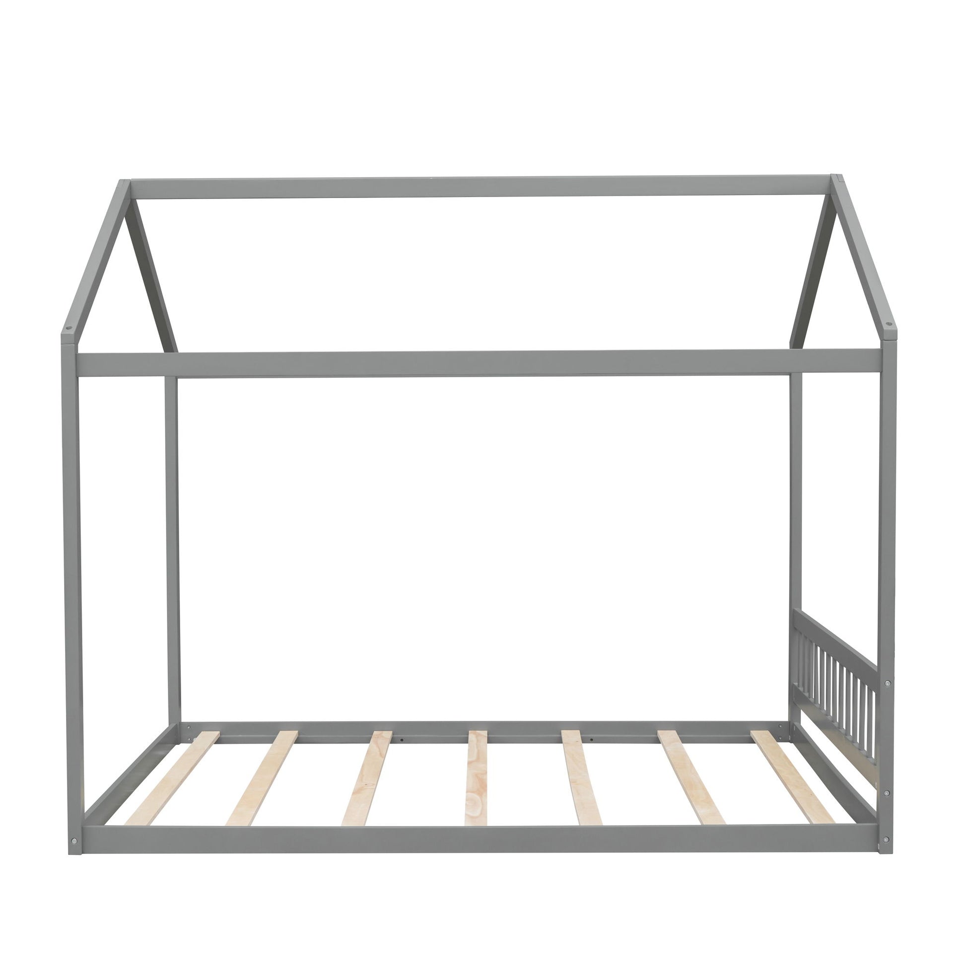 Wooden House Bed With Headboard - The Sleep Loft - Online Mattress Showroom NYC