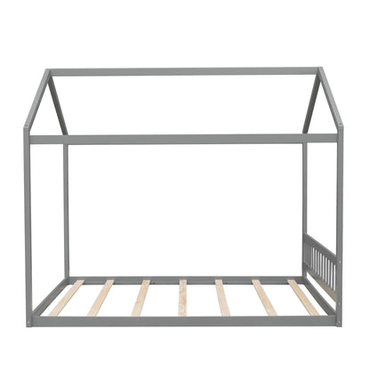 Wooden House Bed With Headboard - The Sleep Loft - Online Mattress Showroom NYC