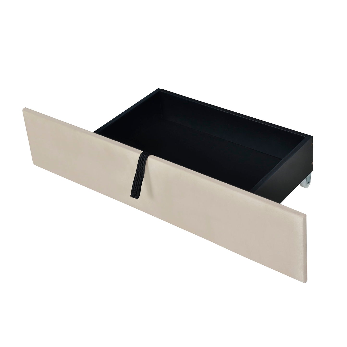 Platform UpholsteredBed With 2 Drawers And Twin Long Trundle - The Sleep Loft - Online Mattress Showroom NYC