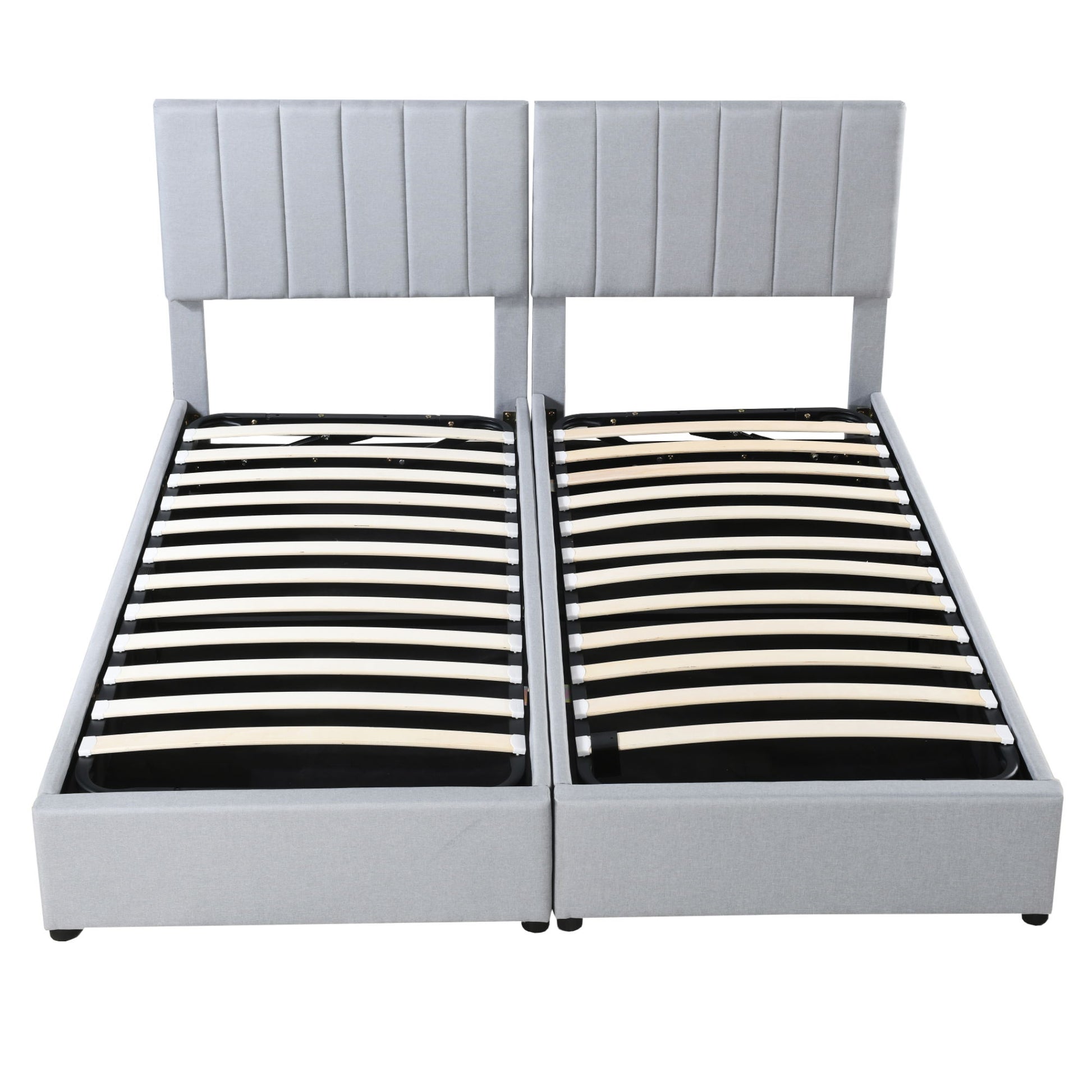 Upholstered Platform Bed With A Hydraulic Storage System - The Sleep Loft - Online Mattress Showroom NYC