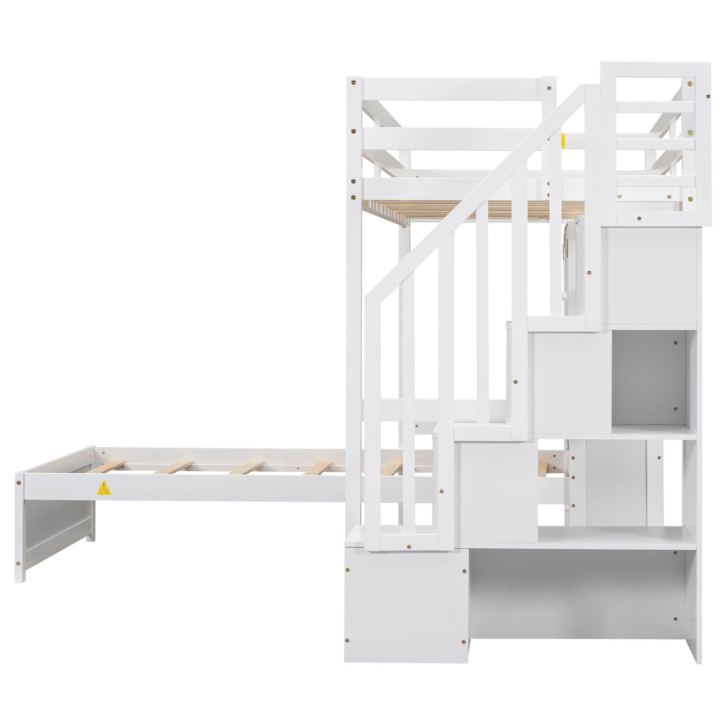Loft Bed With Built In Desk And Staircase - The Sleep Loft - Online Mattress Showroom NYC