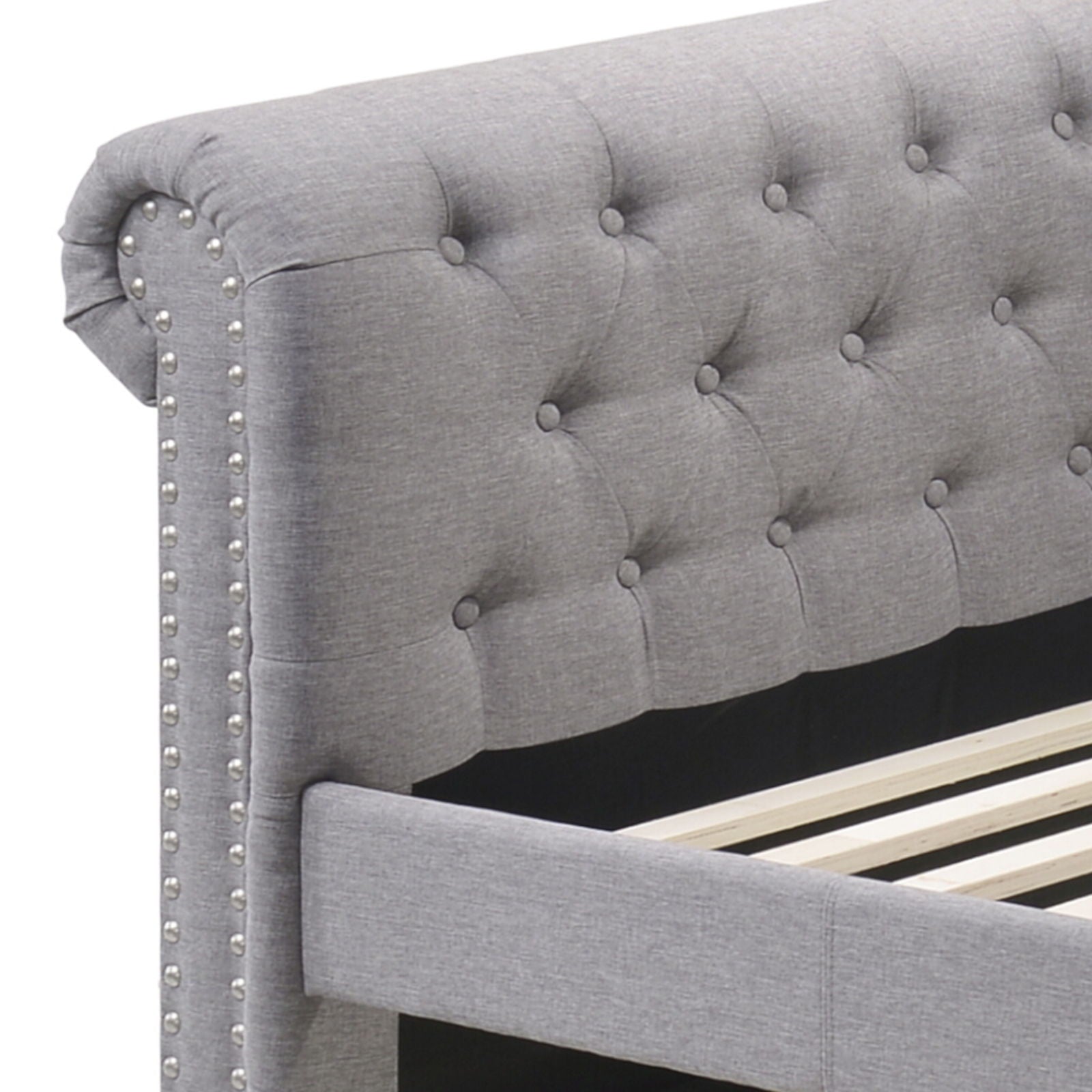 Justice - Twin Daybed With Trundle - Smoke Gray - The Sleep Loft - Online Mattress Showroom NYC