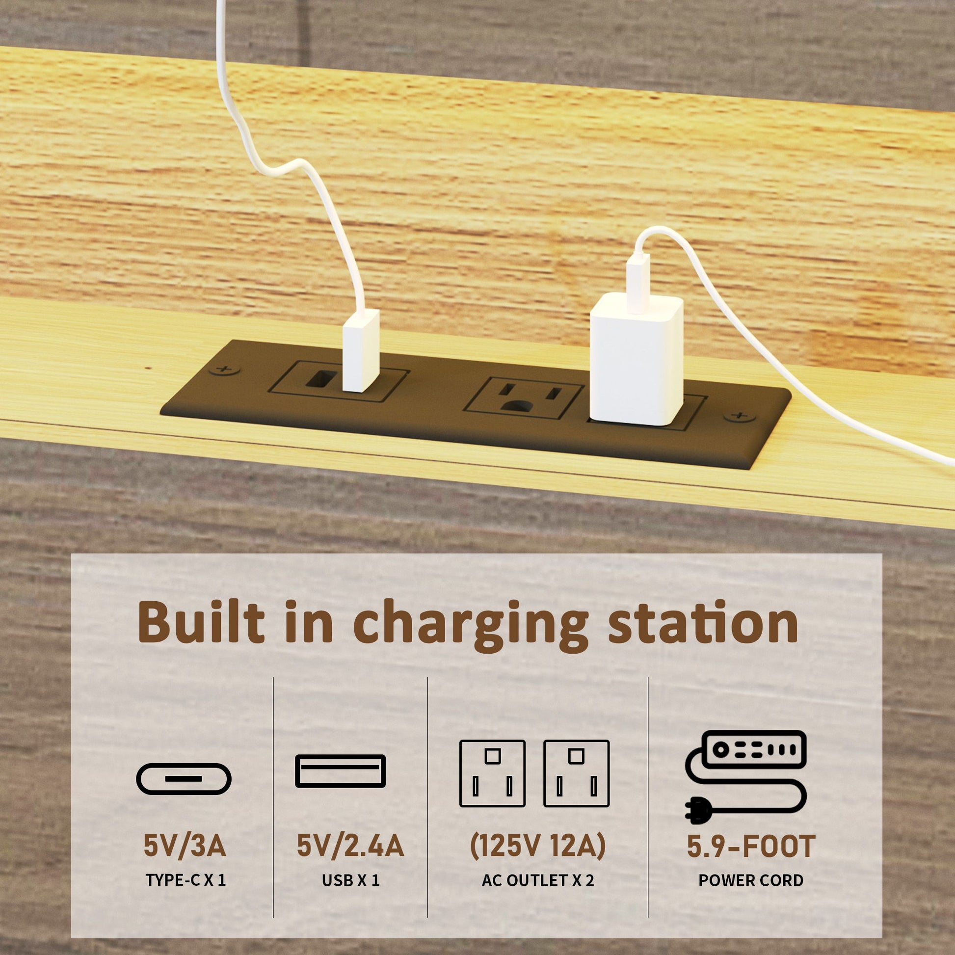 King Size Platform Bed Frame With Storage LED Light Headboard And Usb, Noise Free - Dark Gray - The Sleep Loft - Online Mattress Showroom NYC