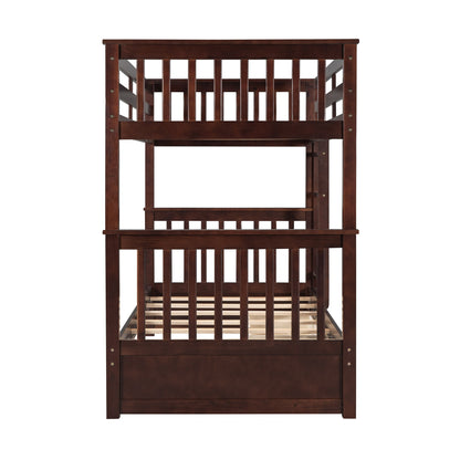 Bunk Bed With Ladders And 2 Storage Drawers - The Sleep Loft - Online Mattress Showroom NYC
