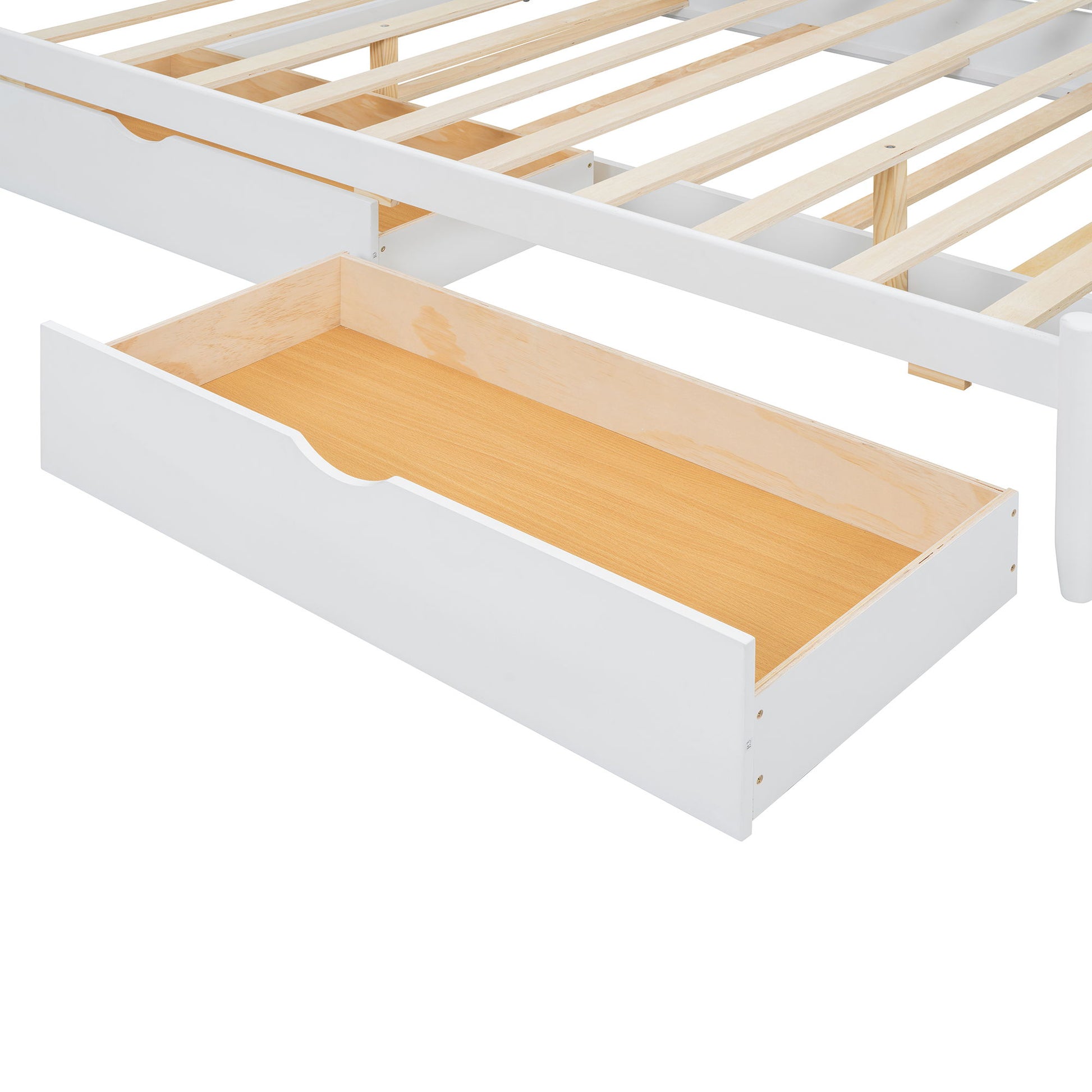 Platform Bed With With 2 Big Drawers And Trundle - The Sleep Loft - Online Mattress Showroom NYC