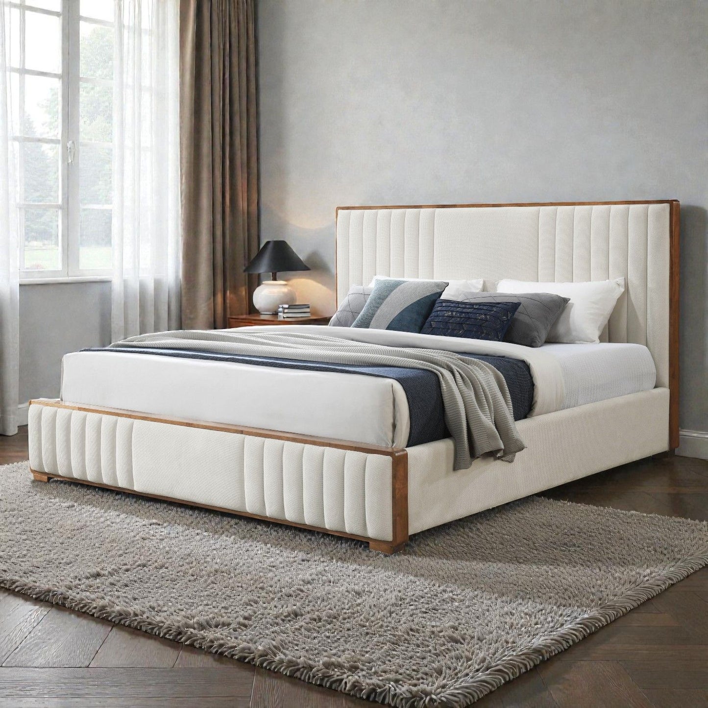 Kaleea - Queen Bed - Beige - The Sleep Loft - Online Mattress Showroom NYC