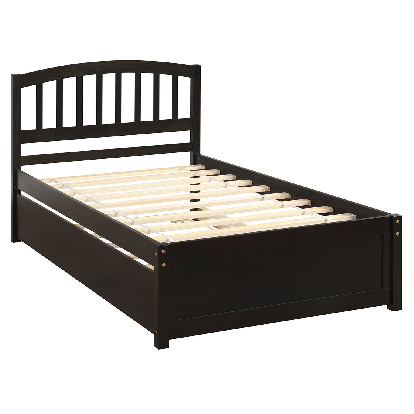 Platform Bed Wood Bed Frame With Trundle - The Sleep Loft - Online Mattress Showroom NYC